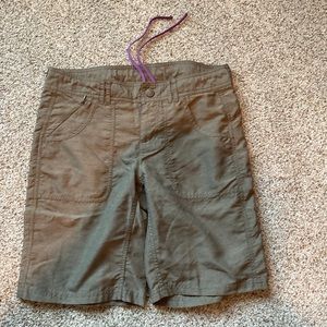 The North face lightweight shorts size 4